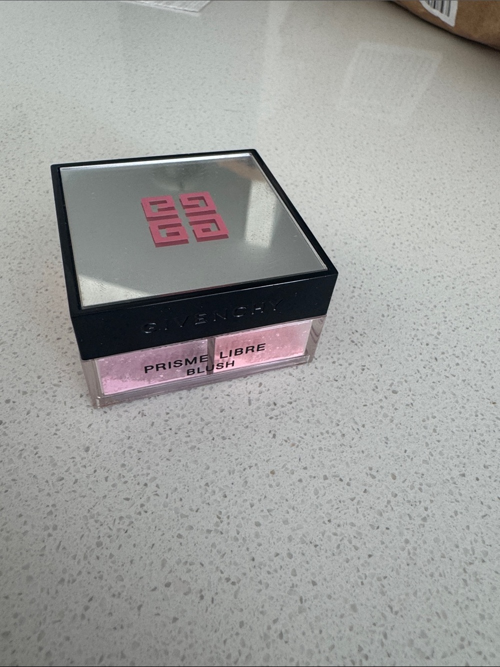 Givenchy Prisme Libre Blush Compact in Pink & Silver